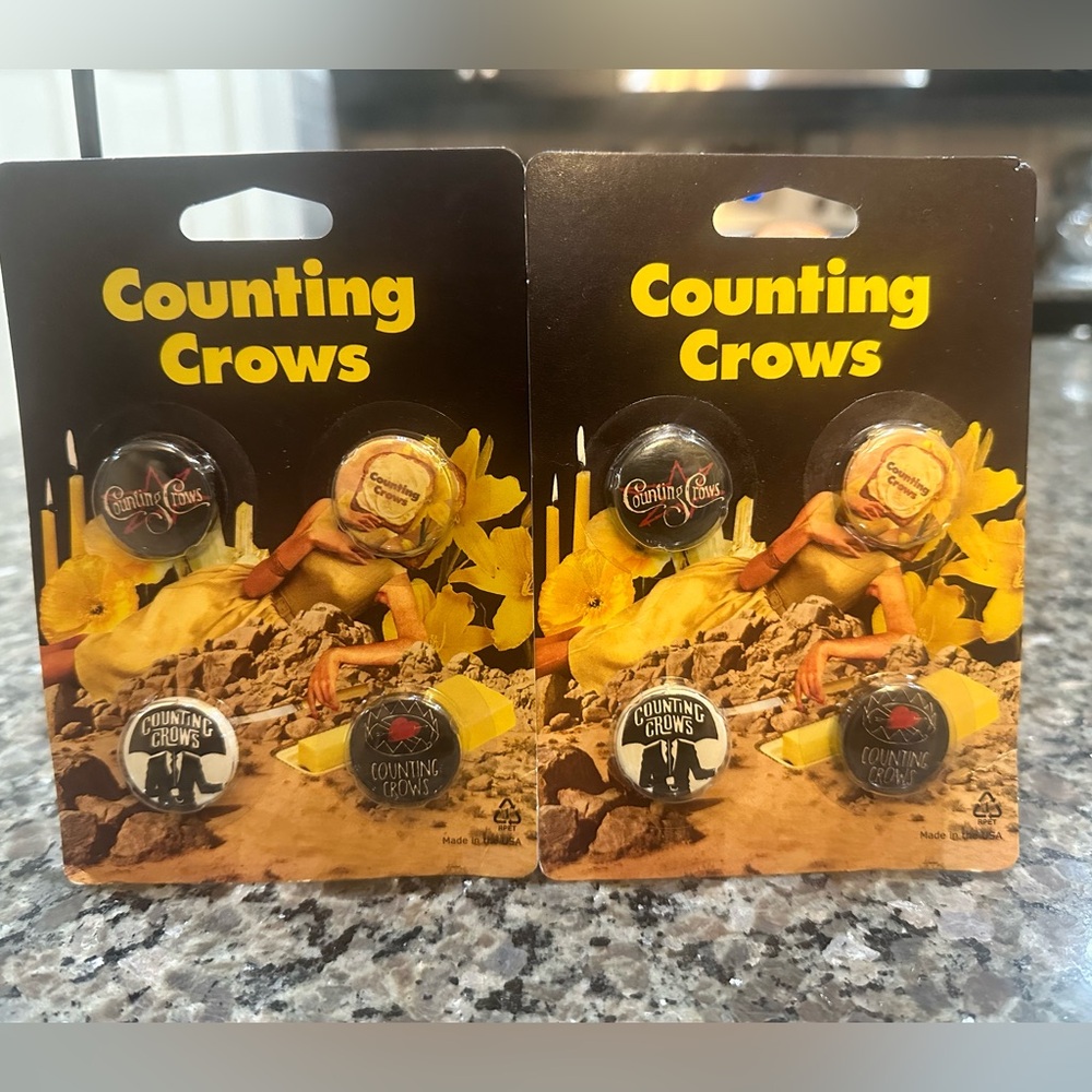 Vintage Counting Crows pinback button